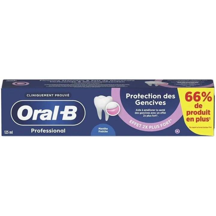 Oral-B Dentifrice Protection des Gencives 125ml - IllicoPharma