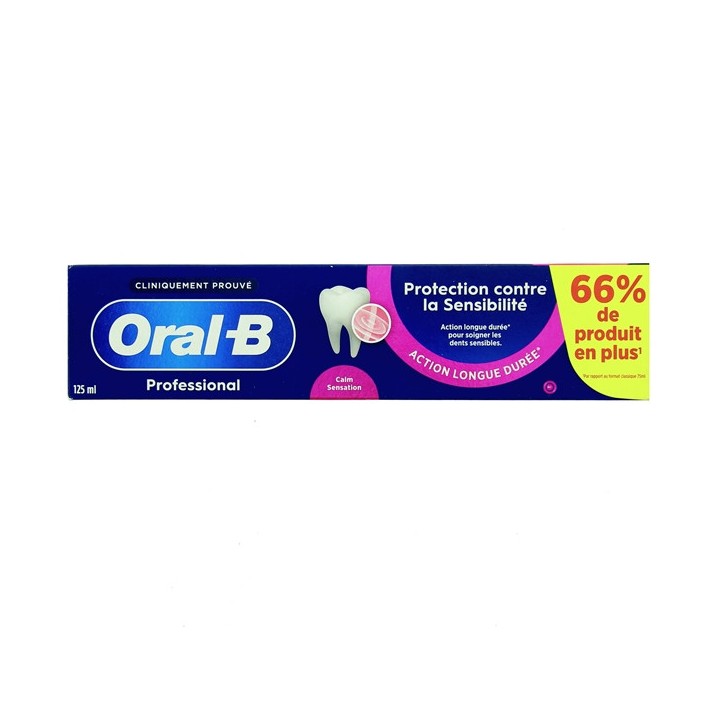 Oral-B Dentifrice Protection Contre La Sensibilité 125ml - IllicoPharma