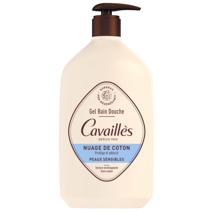 Gel bain douche Nuage de Coton Surgras 1L Rogé Cavaillès