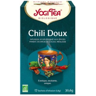Infusion Chili Doux Bio x17 sachets – Yogi Tea – IllicoPharma
