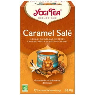 Infusion Caramel Salé Bio x17 sachets – Yogi Tea – IllicoPharma