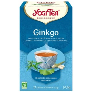 Infusion Ginkgo Bio x17 sachets – Yogi Tea – IllicoPharma