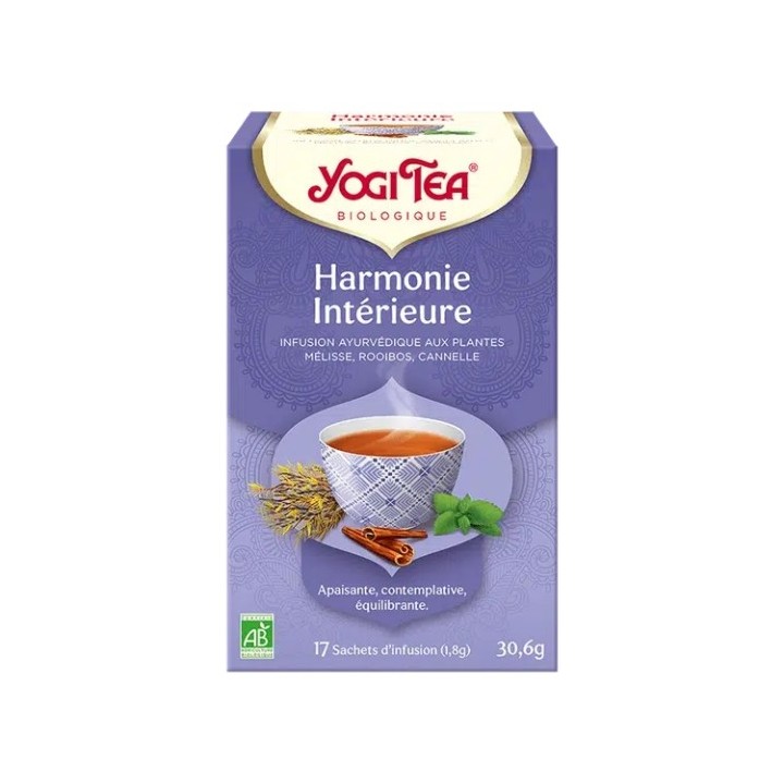 Infusion Harmonie Intérieur Bio x17 sachets – Yogi Tea – IllicoPharma