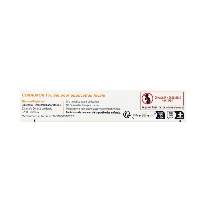 Cemaukor 1% Crise Hémorroïdaire Gel Rectal 30g - IllicoPharma