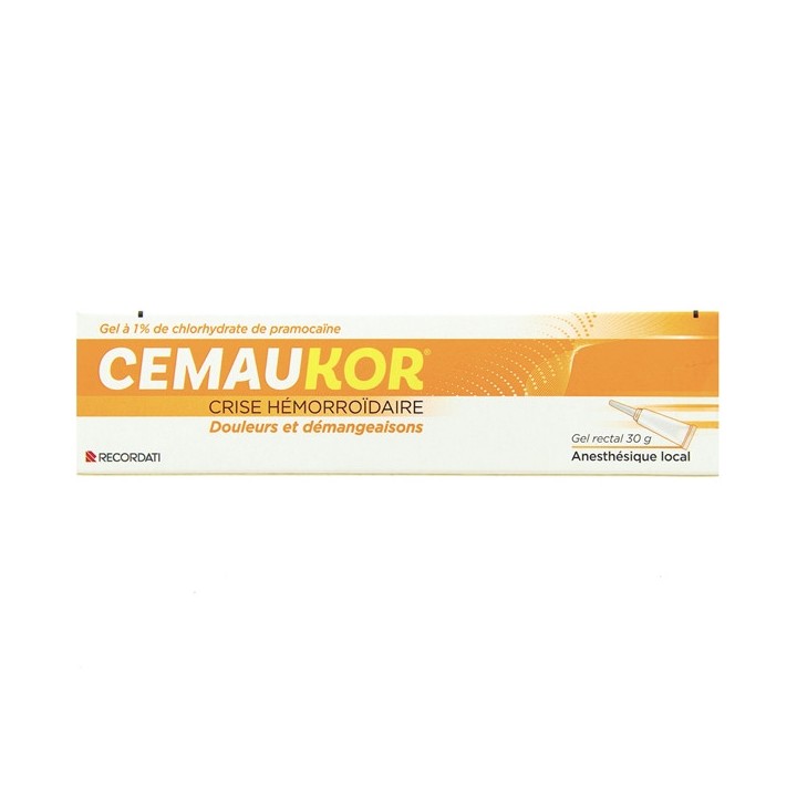 Cemaukor 1% Crise Hémorroïdaire Gel Rectal 30g - IllicoPharma