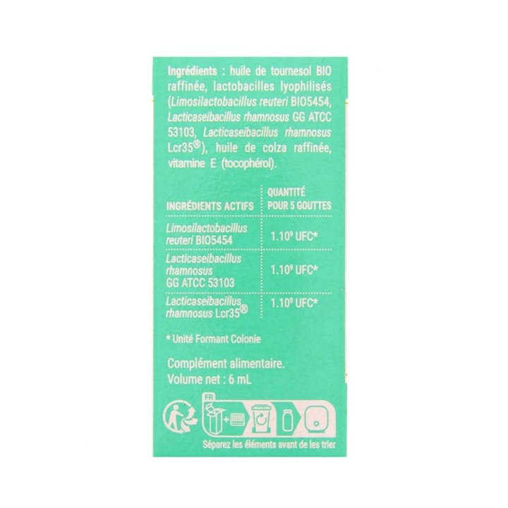 Octovita BBVia CDA Gouttes Probiotiques Bébé 6ml - IllicoPharma