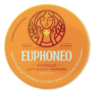 Euphoneo Orange Mandarine Sans Sucres x50 Pastilles - IllicoPharma