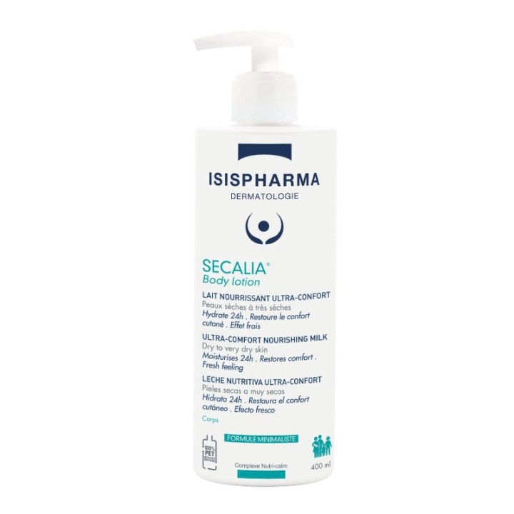 SECALIA Lait Nourrissant Ultra-Confort Corps - 400ml - Isispharma - IllicoPharma