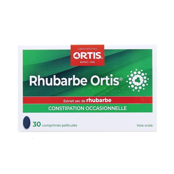 Rhubarbe Ortis Constipation Occasionnelle x30cpr - IllicoPharma