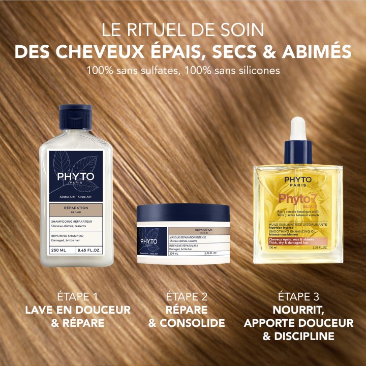 Phyto 7 Elixir Huile Sublimatrice Disciplinante 100ml Phyto - IllicoPharma