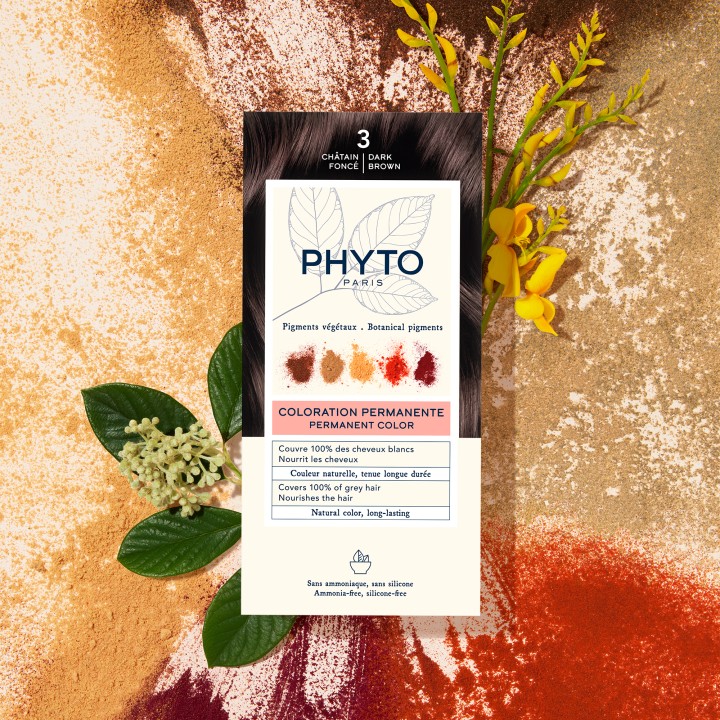Phytocolor N°3 Châtain foncé Kit Coloration Permanente - Phyto - IllicoPharma