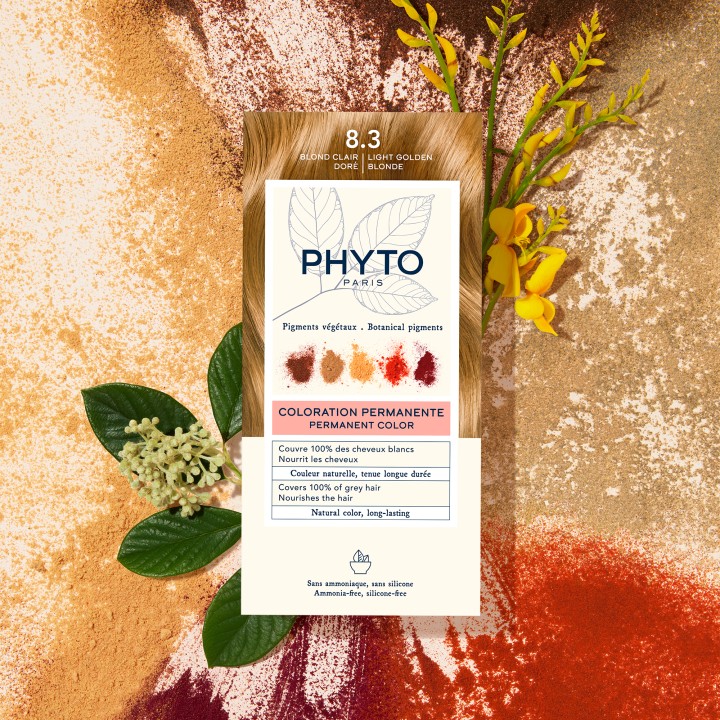 Phytocolor N°8.3 Blond Clair Doré Kit coloration permanente - Phyto - IllicoPharma