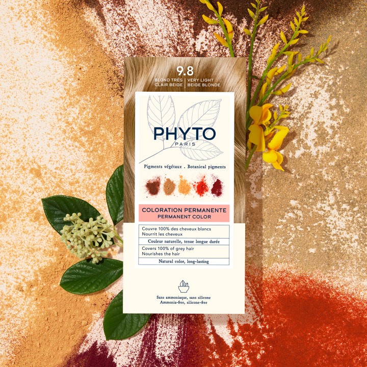 Phytocolor N°9.8 Blond Très Clair Beige Kit coloration permanente - Phyto - IllicoPharma