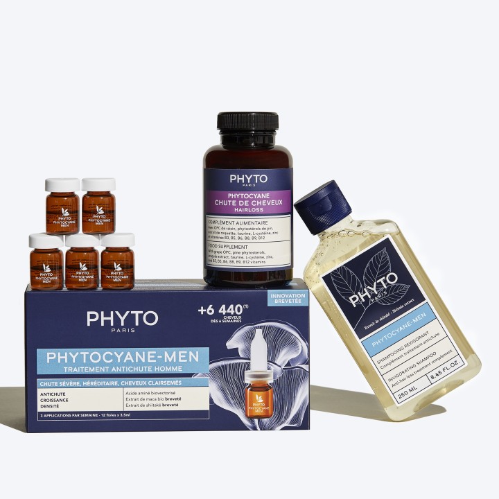 Phytocyane Men Shampooing Antichute Homme 250ml Phyto - IllicoPharma