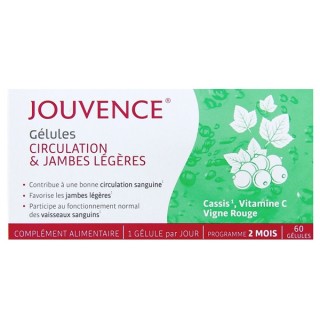 Jouvence Circulation & Jambes légères - 60 gélules - IllicoPharma