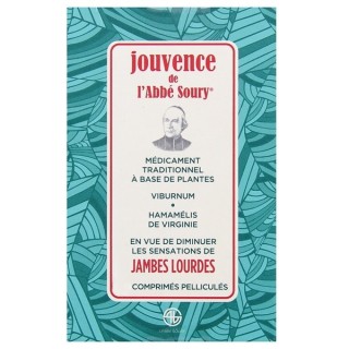 Jouvence de l'Abbé Soury 60 comprimés, Jambes lourdes, varices - IllicoPharma