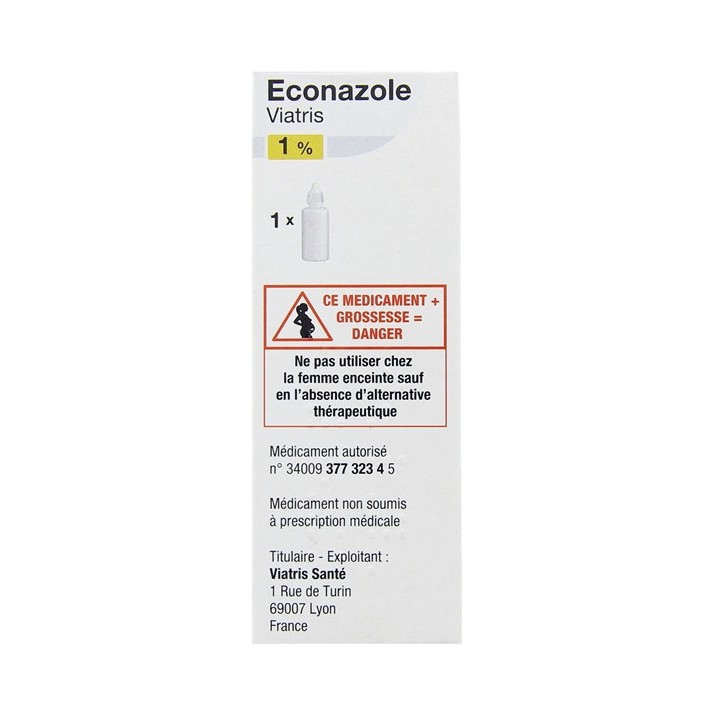 Econazole 1% Émulsion 30g - Viatris - IllicoPharma