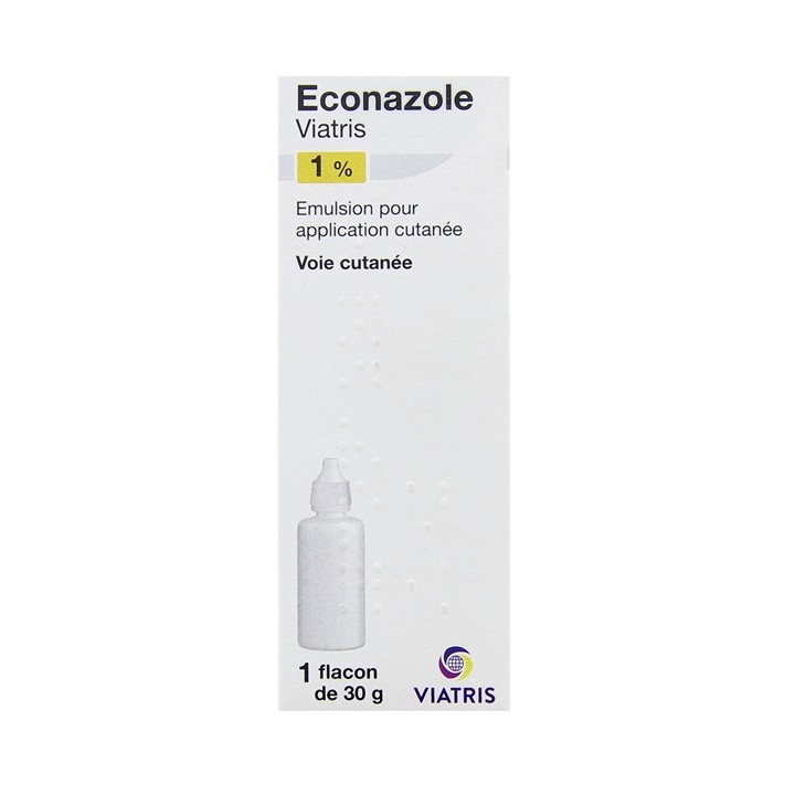 Econazole 1% Émulsion 30g - Viatris - IllicoPharma