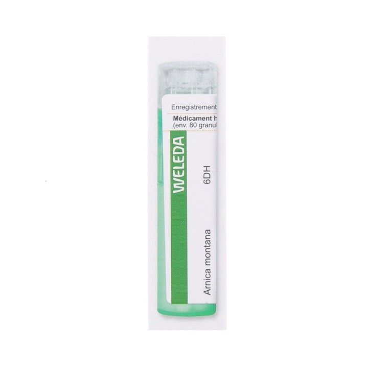 Arnica montanta 6DH granules Weleda - 3 tubes - IllicoPharma