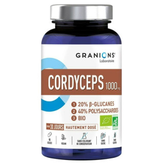 Cordyceps Bio 1000mg x90 gélules - Granions - Pharmacie en ligne IllicoPharma