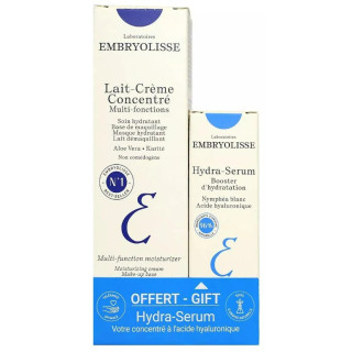 Lait-crème Concentré Multi-fonctions 75ml + hydra-sérum 15ml offert Embryolisse - IllicoPharma