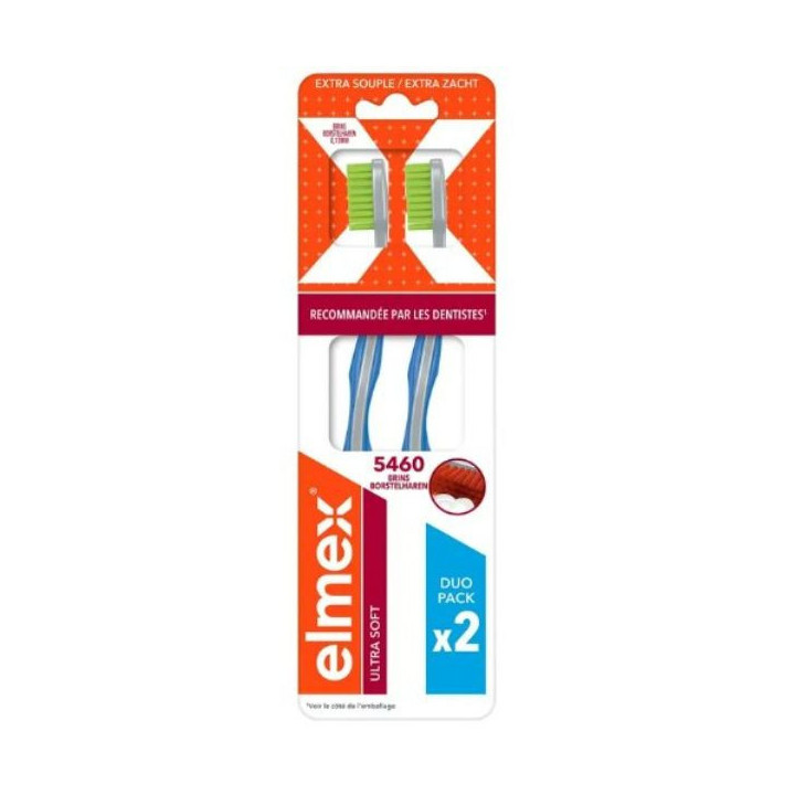 Ultra Soft Brosse à Dents x2 - Elmex - Pharmacie en ligne IllicoPharma