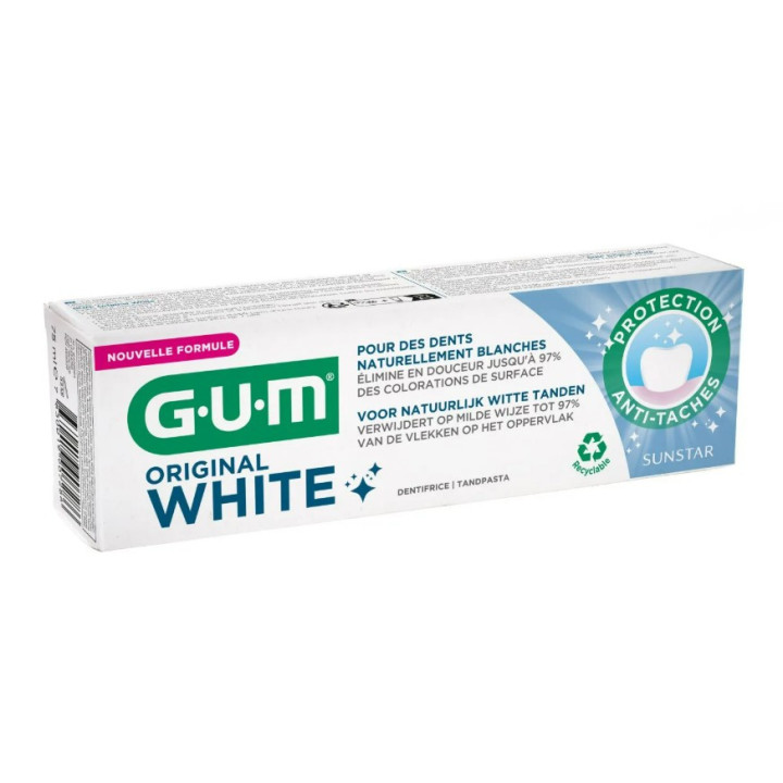Dentifrice Original White 75ml - Gum - IllicoPharma