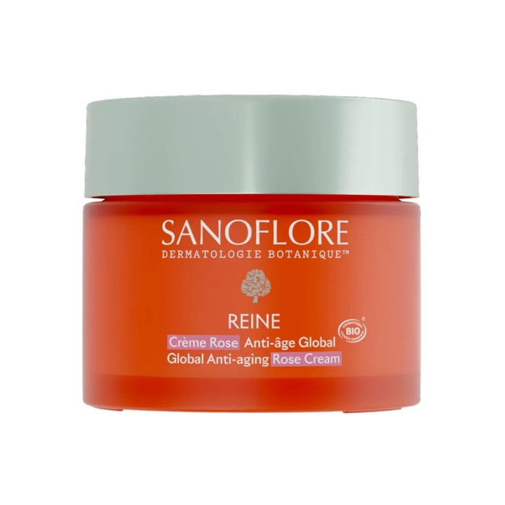 Reine Crème Rose Anti-Âge Global Bio 50ml - Sanoflore - IllicoPharma
