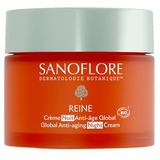 Reine Crème Nuit Anti-Âge Global Bio 50ml - Sanoflore - IllicoPharma
