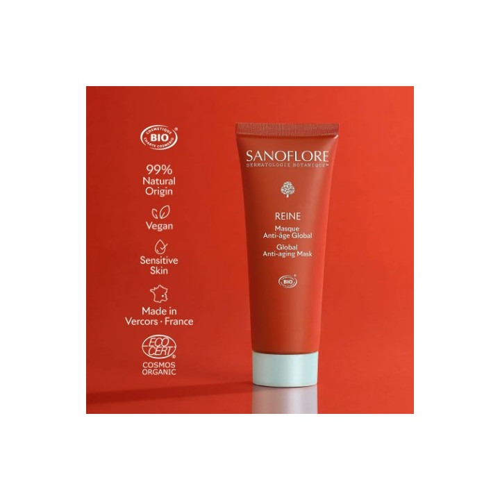 Reine Masque Anti-Âge Global Bio 75ml - Sanoflore - IllicoPharma