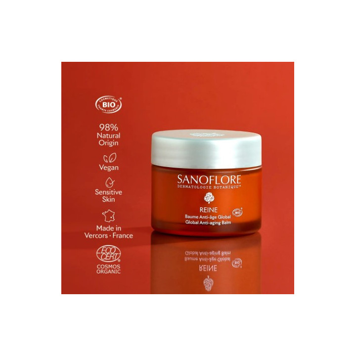 Reine Baume Anti-Âge Global Bio 50ml - Sanoflore - IllicoPharma