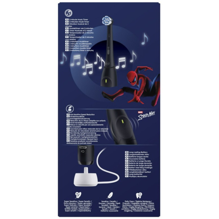 Oral-B iO Kids 6+ Brosse à Dents Électrique Spider Man - IllicoPharma