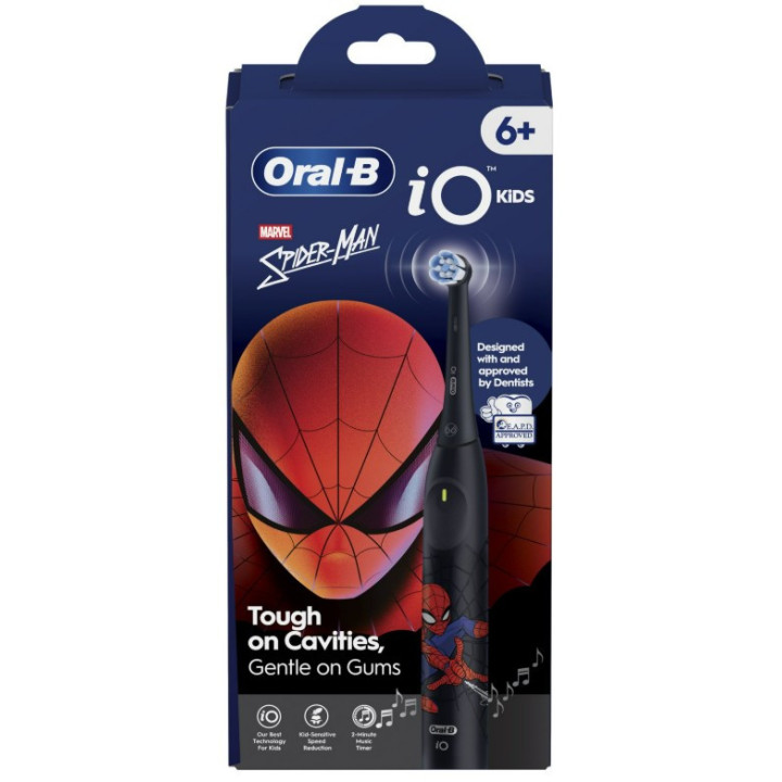 Oral-B iO Kids 6+ Brosse à Dents Électrique Spider Man - IllicoPharma