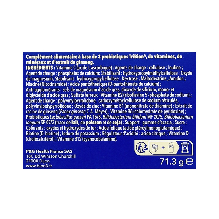 Bion 3 Énergie x60cpr - Forme, vitalité