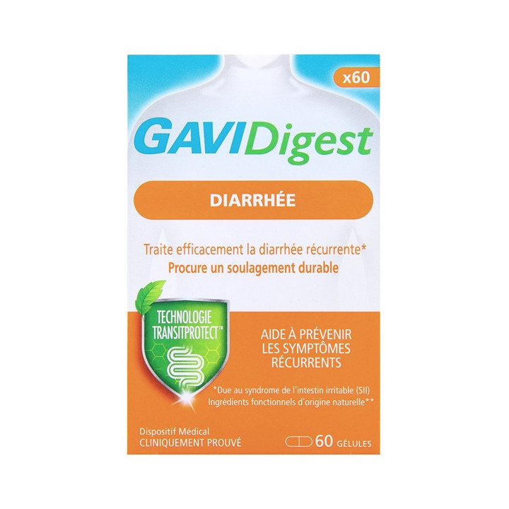 GAVIDigest Diarrhée x60 gélules - IllicoPharma