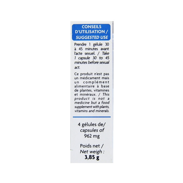 Chronoerect+ Extra Fort x4 gélules - Eric Favre - IllicoPharma