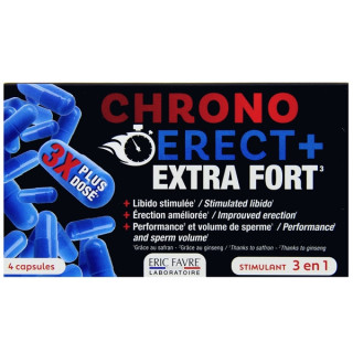 Chronoerect+ Extra Fort x4 gélules - Eric Favre - IllicoPharma