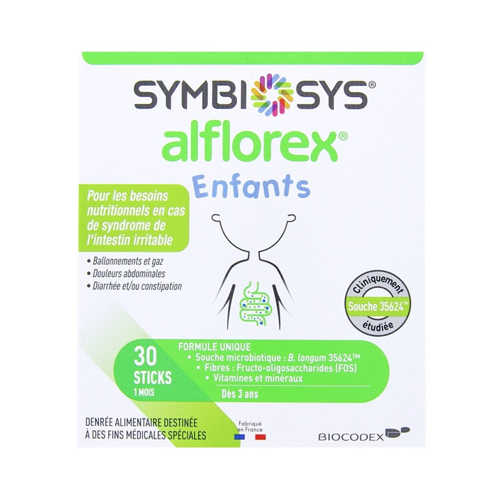 Symbiosys Alflorex Enfants x30 sticks - Biocodex - IllicoPharma