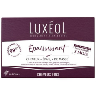 Luxéol Épaississant Cheveux Fins x90 gélules – IllicoPharma