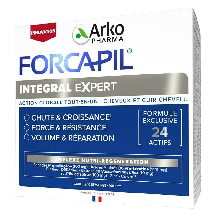 Forcapil Intégral Expert x168 gélules - Arkopharma - IllicoPharma