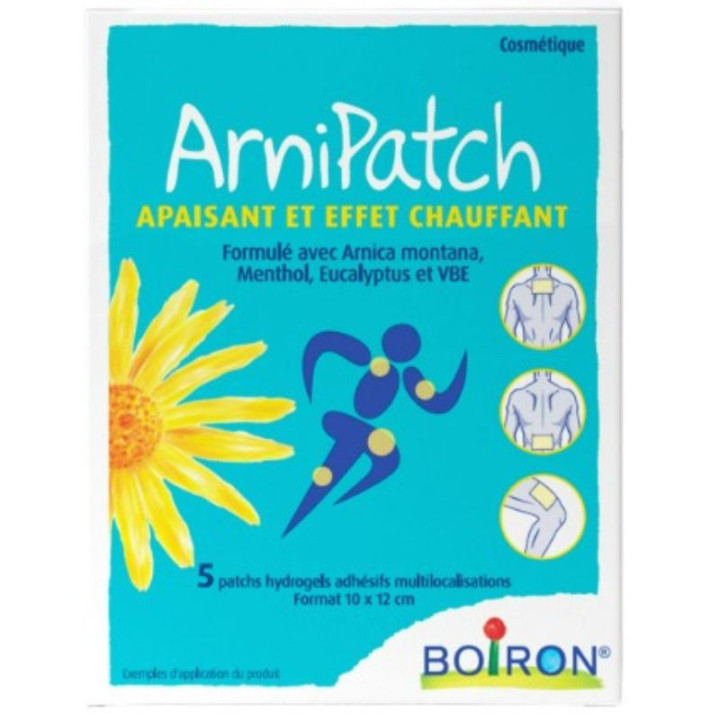 ArniPatch Apaisant et Effet Chauffant x5 patchs – Boiron – IllicoPharma