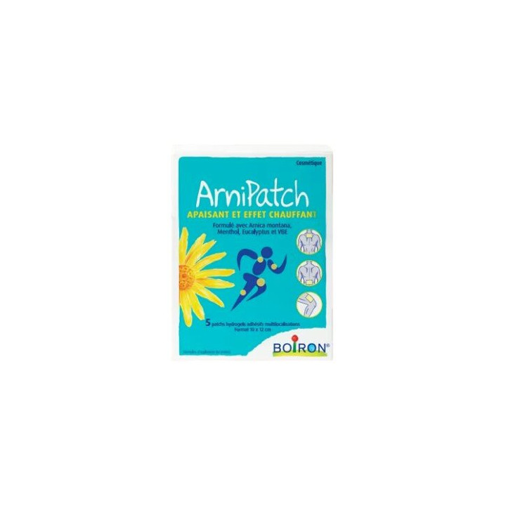ArniPatch Apaisant et Effet Chauffant x5 patchs – Boiron – IllicoPharma
