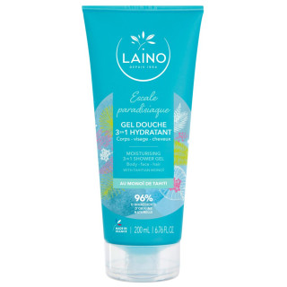 Gel douche 3en1 au Monoï de Tahiti 200ml - Laino - IllicoPharma