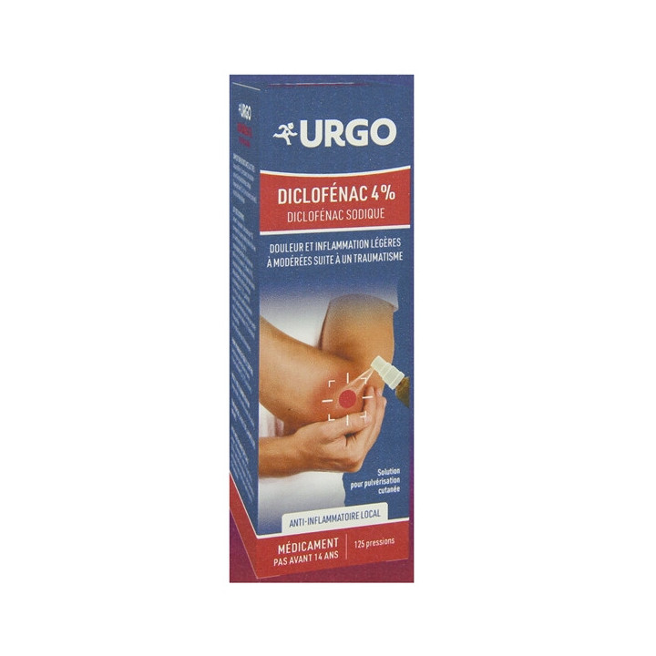 Urgo Diclofenac 4% Spray 25ml - IllicoPharma