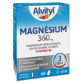 Magnésium 360mg x60cpr Alvityl - IllicoPharma