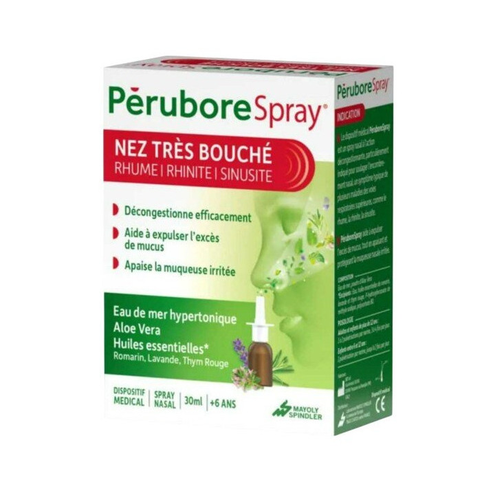 PéruboreSpray Nez Très Bouché 30ml - IllicoPharma