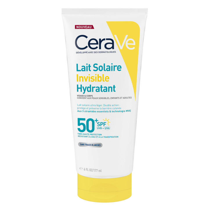 Lait Invisible Hydratant SPF50+ 177ml – CeraVe – IllicoPharma