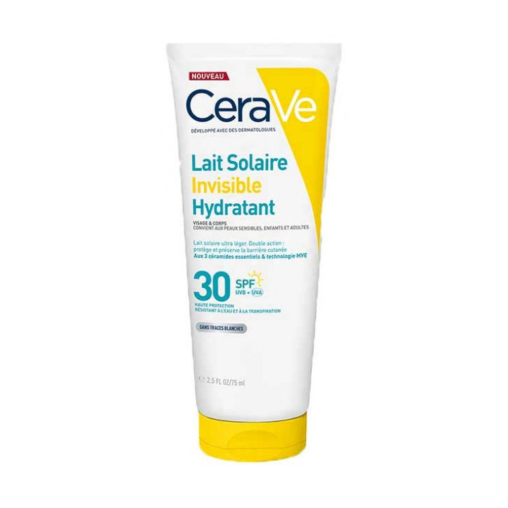 Lait Invisible Hydratant SPF30 75ml – CeraVe – IllicoPharma
