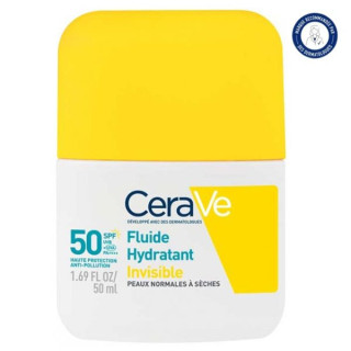 Fluide Hydratant Invisible SPF50 50ml – CeraVe – IllicoPharma