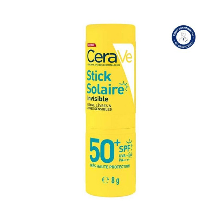 Stick Solaire Invisible SPF50+ 8g – CeraVe – IllicoPharma